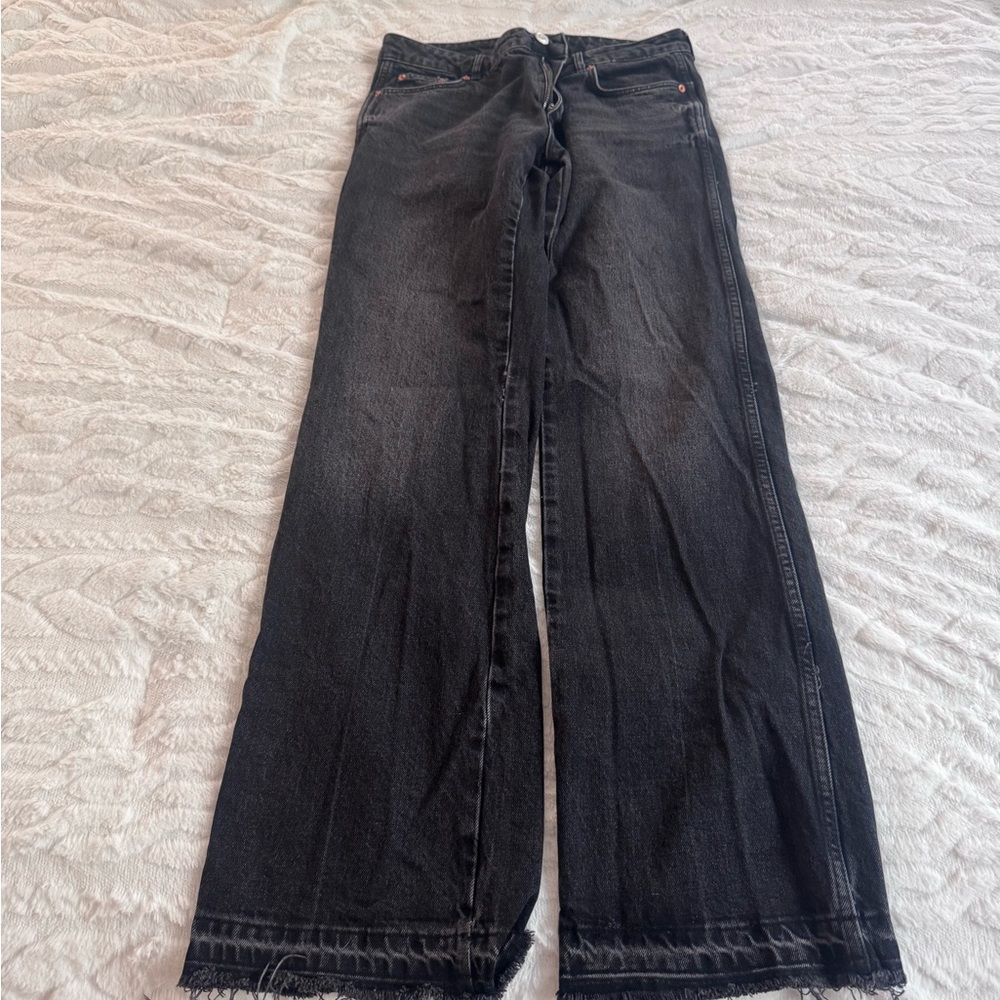 Zara Black High Waisted Jeans
